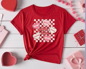 Retro Teacher Valentines Sweatshirt, Womens Heart Valentines Sweatshirt, Love Valentines Sweatshirt, Cute Valentines Day Gift