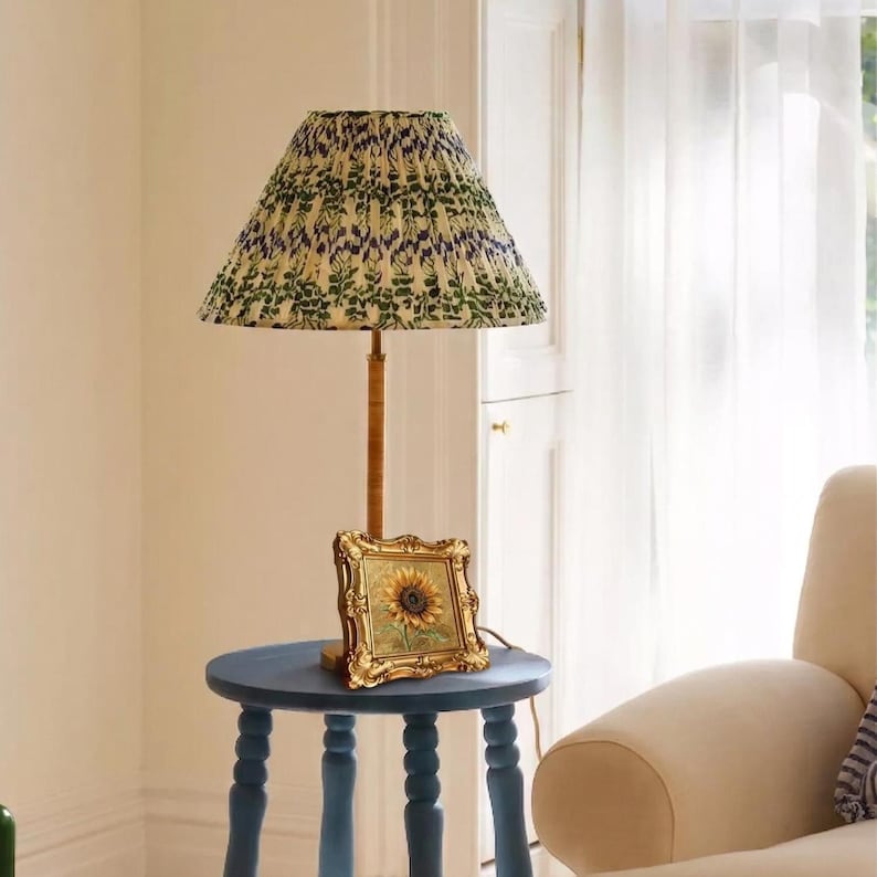 Small floral art for cozy home decor and shelf styling