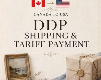 Additional payment for DDP shipping, tariff, and customs processing