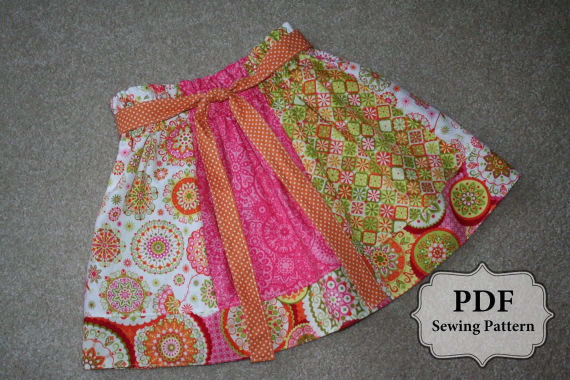 PDF Simple Skirt Pattern Sizes 3 Month 10 Years INSTANT - Etsy