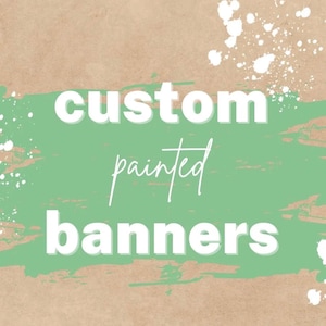 Hand-Painted Golf-Themed First Birthday Banner - Customizable Kraft Paper Decor for Golf Parties & Photo Backdrops image 3