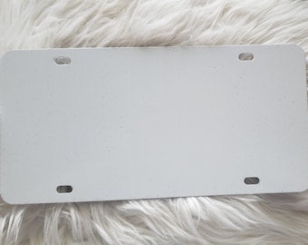 Sublimation License Plate