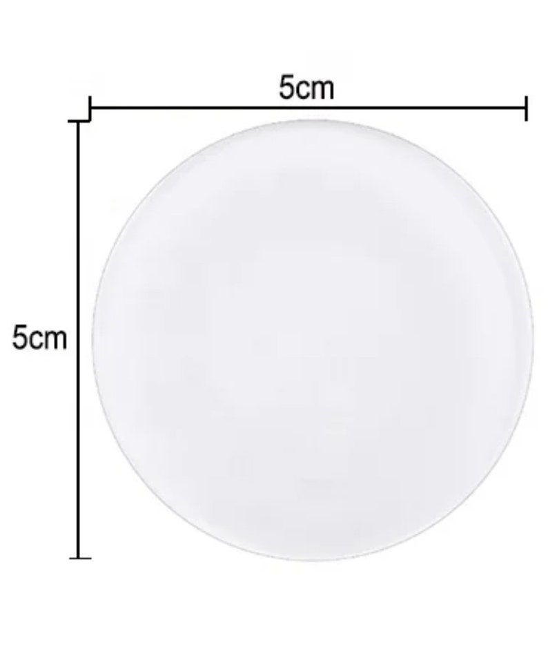 May include: A white round plate with a diameter of 5 inches.