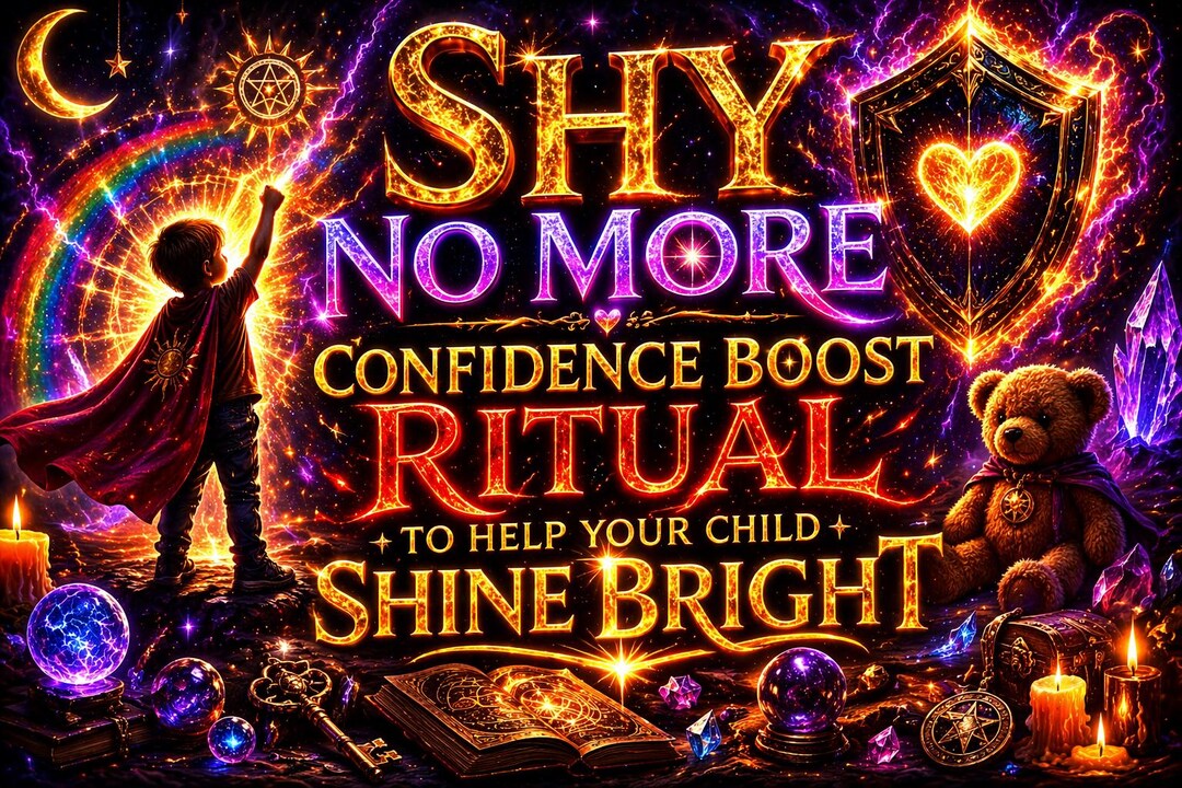 Shy No More: Confidence Boost Ritual to Help Your Child Shine Bright - Etsy