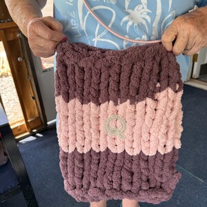 Crochet backpacks, handmade backpacks, chunky yarn bags,plush backpacks,fuzzy backpacks,drawstring backpacks,small backpacks,Boho backpacks,