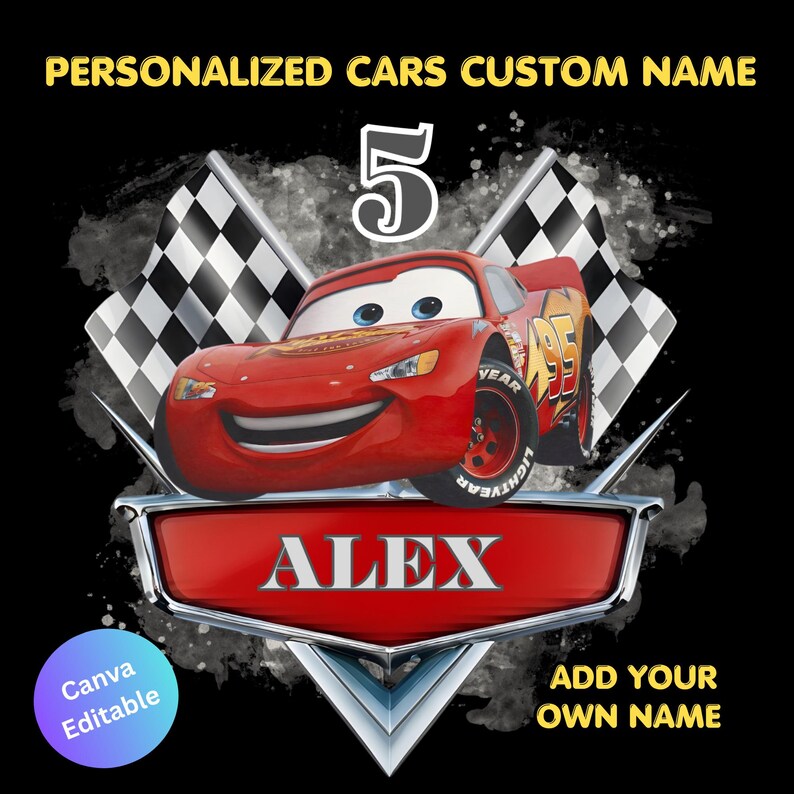 Personalized Cars Custom PNG-SVG Logo,car Original Birthday Sublimation ...