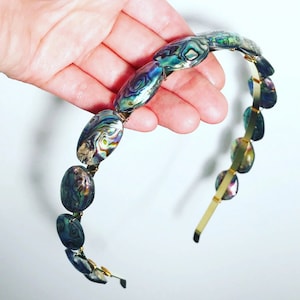 Abalone Shell Headband, for weddings, parties, special occasions image 1