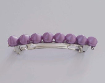 Lilac Purple Spike French Barrette, for weddings, parties, special occasions