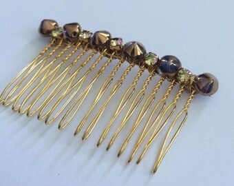 Spike Crystal Hair Comb, for weddings, parties, evening, cocktail, special occasions