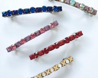 Swarovski Crystal XO French Barrette, for parties, fun, special occasions