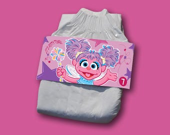 AB/DL Diaper Tapes "Potty Time"
