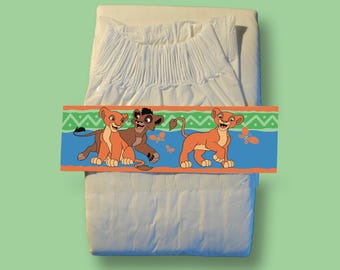 ABDL Diaper Tapes “Lion Cubs”