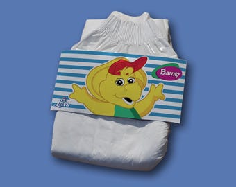 ABDL Diaper Tapes “Yellow Dino”