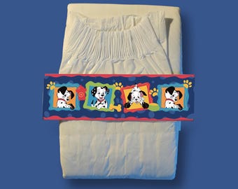 ABDL Diaper Tapes “Dalmatians”