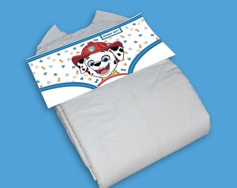 ABDL Diaper Tapes “Firefighter Pup”