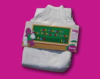 AB/DL Diaper Tapes "Dino Pail"