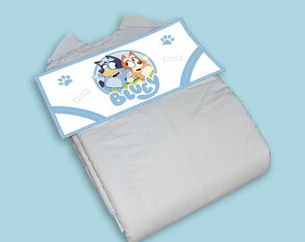 ABDL Diaper Tapes “Blue Pups”