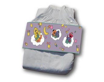 AB/DL Diaper Tapes "Sleepy Time"
