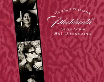 Photobooth-Style Photo Strip 1x8 – Hudson HR- Physical Print