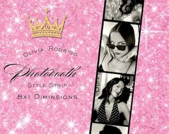 Photobooth-Style Photo Strip 1x8 – GUTS Pop Star – Physical Print OR 3