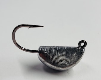 10 pack sheepshead tog Jig Heads, Mustad 2x Hooks, unpainted 1/4, 3/8, 1/2, 3/4, 1oz