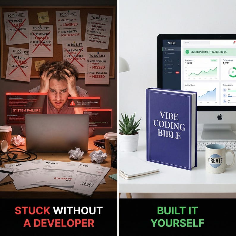 Vibe Coding Bible AI Development Guide - Step-by-step System for Non ...