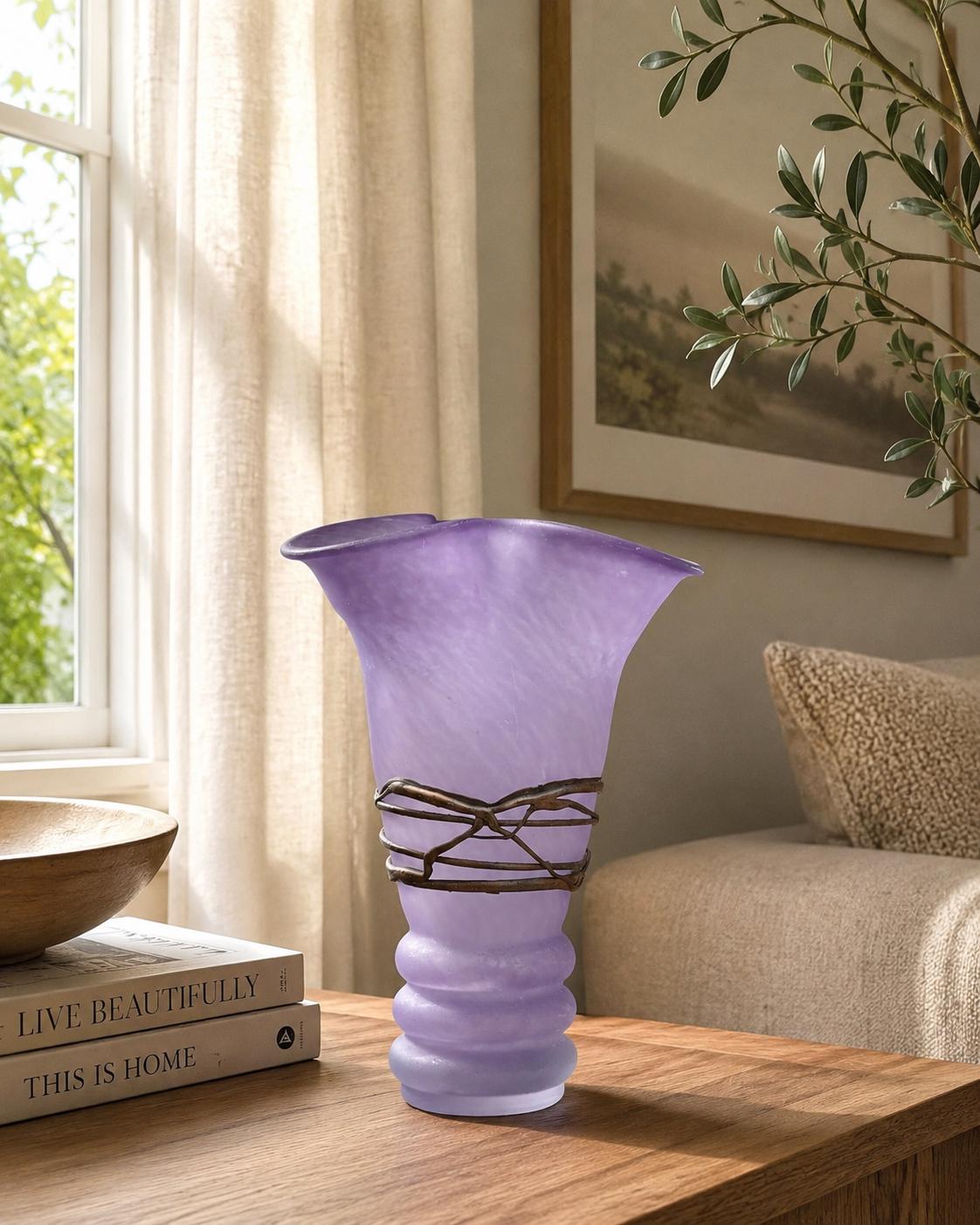 古い器　ヴィンテージ　希少 Antique blown glass vase - Etsy 日本
