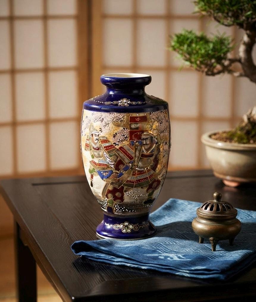 Antique Japan Vase - Etsy