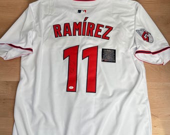 Jose Ramirez Autographed Signed Jersey Cleveland Gaurdians COA