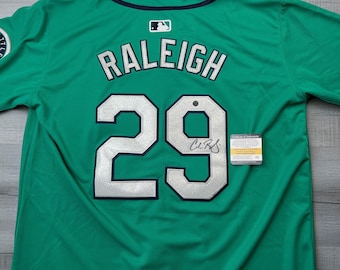 Cal Raleigh Signed Mariners Jersey Autographed Seattle Jersey COA
