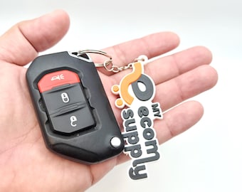 Porte-clés avec logo personnalisé, Porte-clés avec logo personnalisé, Porte-clés personnalisé pour entreprise, Porte-clés imprimé en 3D