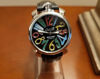 Brand New Black Rare 2025 GaGa Milano Italienische Damenuhr