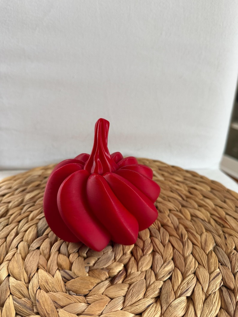 3 Körper Problem 3D Deko Kürbis – Moderne Herbstdeko, Minimalistischer Kürbis aus dem 3D ...