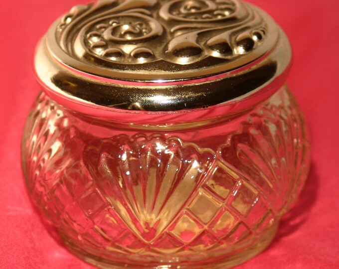 Art Deco Style Vintage Avon Jar Etsy