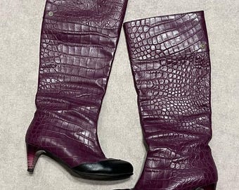 Zapatos vintage de mujer Roberto Cavalli, raros, de piel, con tacón alto, talla 37