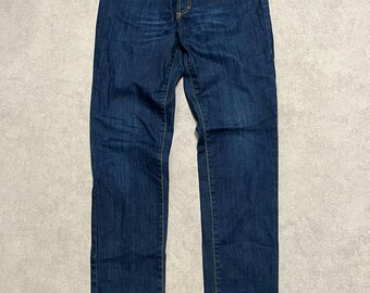 Roberto Cavalli Just Class Womens Jeans Blue Vintage Denim Pants Slim Fit Y2K Size 32