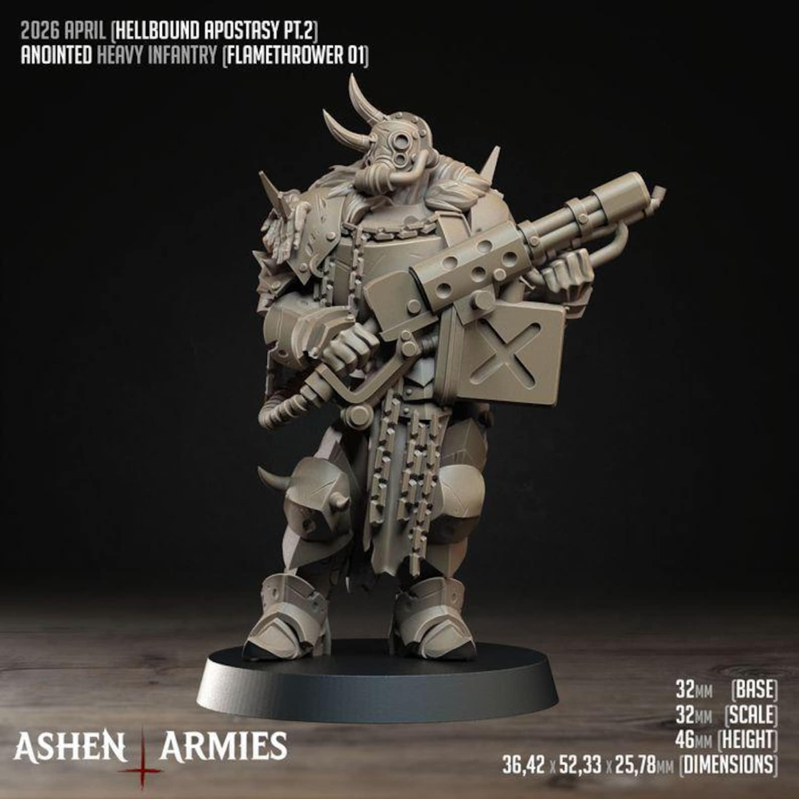 Hellbound Apostasy | Heretic Trench Anointed | Grimdark Crusade Minis ...