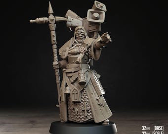 Bleeding Procession War Prophet | Unpainted Grimdark Crusade Minis