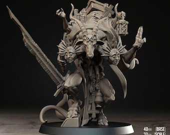 Hellbound Apostasy Scripture Gaurdian | Unpainted Grimdark Crusade Minis