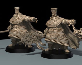 Priest Of Greed | trench warfare | Unpainted Grimdark Crusade Minis