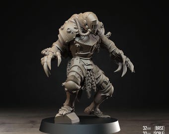 Hellbound Apostasy Death Commando | Unpainted Grimdark Crusade Minis
