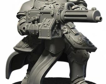 Prussian Heavy Machine infantry (ranged) | Unpainted Grimdark Crusade Minis | Funduk25