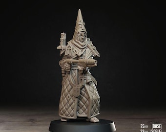 Bleeding Procession Flamethrower Pilgrim | Unpainted Grimdark Crusade Minis