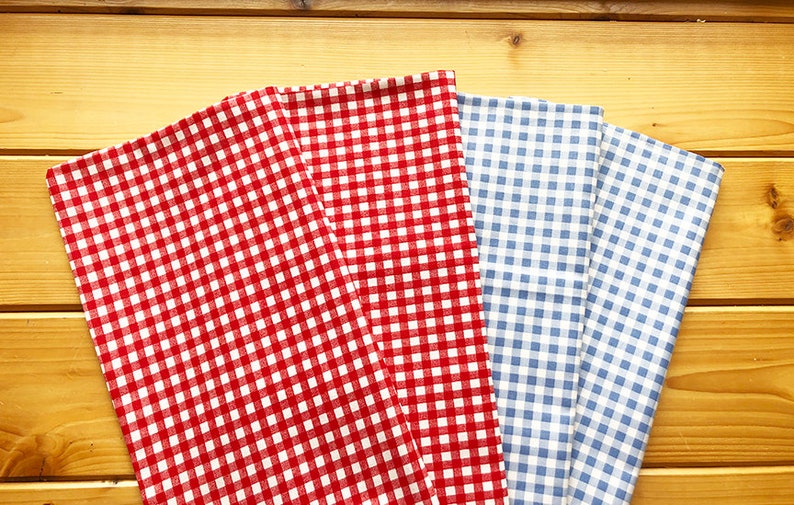 Red Check Pillow Cover Red and White Pillow Covers Gingham Etsy
