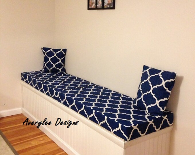 Custom Bench Cushion covers Only, Window Seat, Play Room, Entry, Patio
