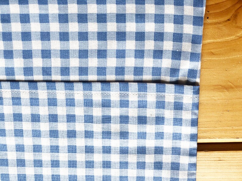 Blue Check Pillow Cover Blue and White Pillow Covers Gingham Etsy