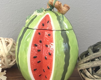Vintage Collectable Watermelon Cookie Jar