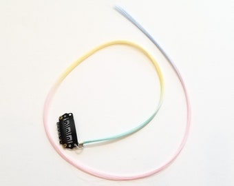 Regenbogen Einhorn ombre Haarclip in - blau gelb rosa lila
