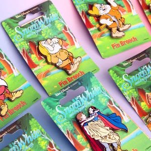 Vintage Disney Snow White and Seven Dwarfs | Dufort & Sons Ltd | Disney Lapel Pin Badge