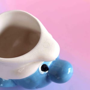 Vintage Smurf Milk Jug | Ceramic Smurf Creamer, Collector Kitchenware image 15